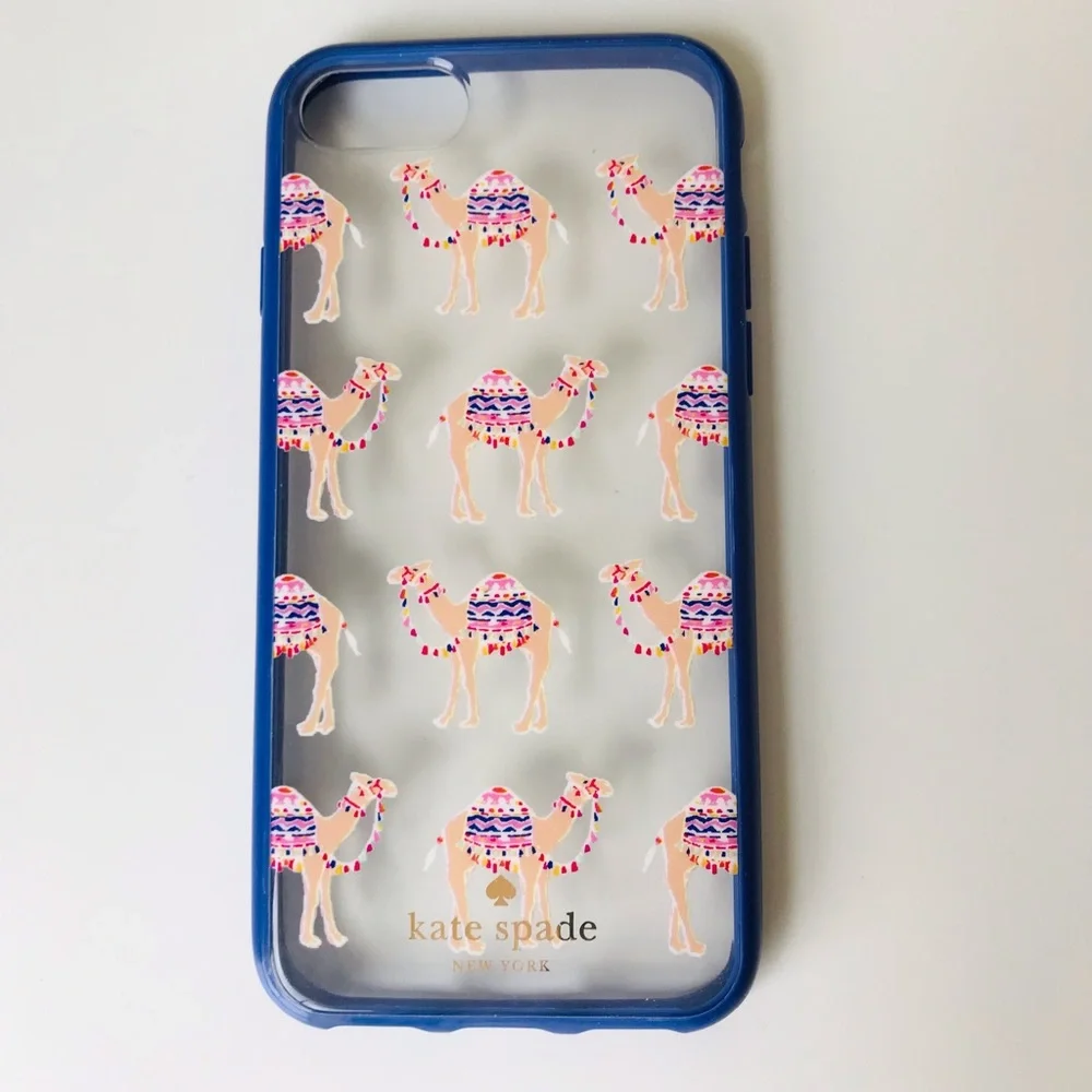 Kate Spade Phone Case Bundle, Floral Card Slot, Camel Party Daycation